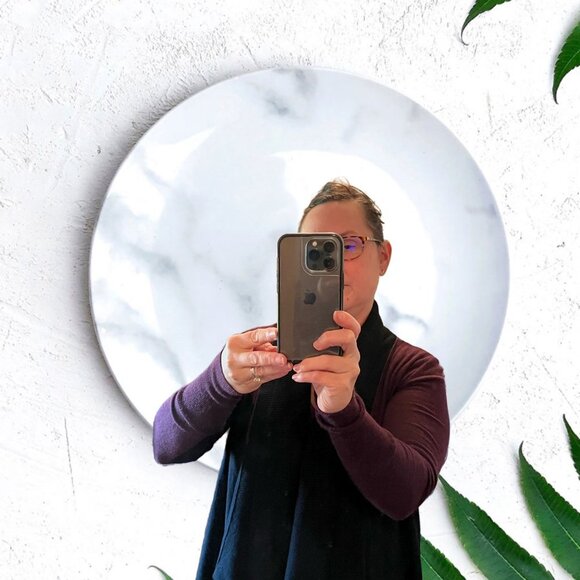 Loft Purple with Black Trim Shawl Sweater - Picture 3 of 3